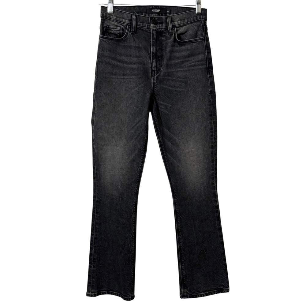 NWT Hudson Holly High Rise Crop Bootcut BLNG Black denim jeans women’s 25